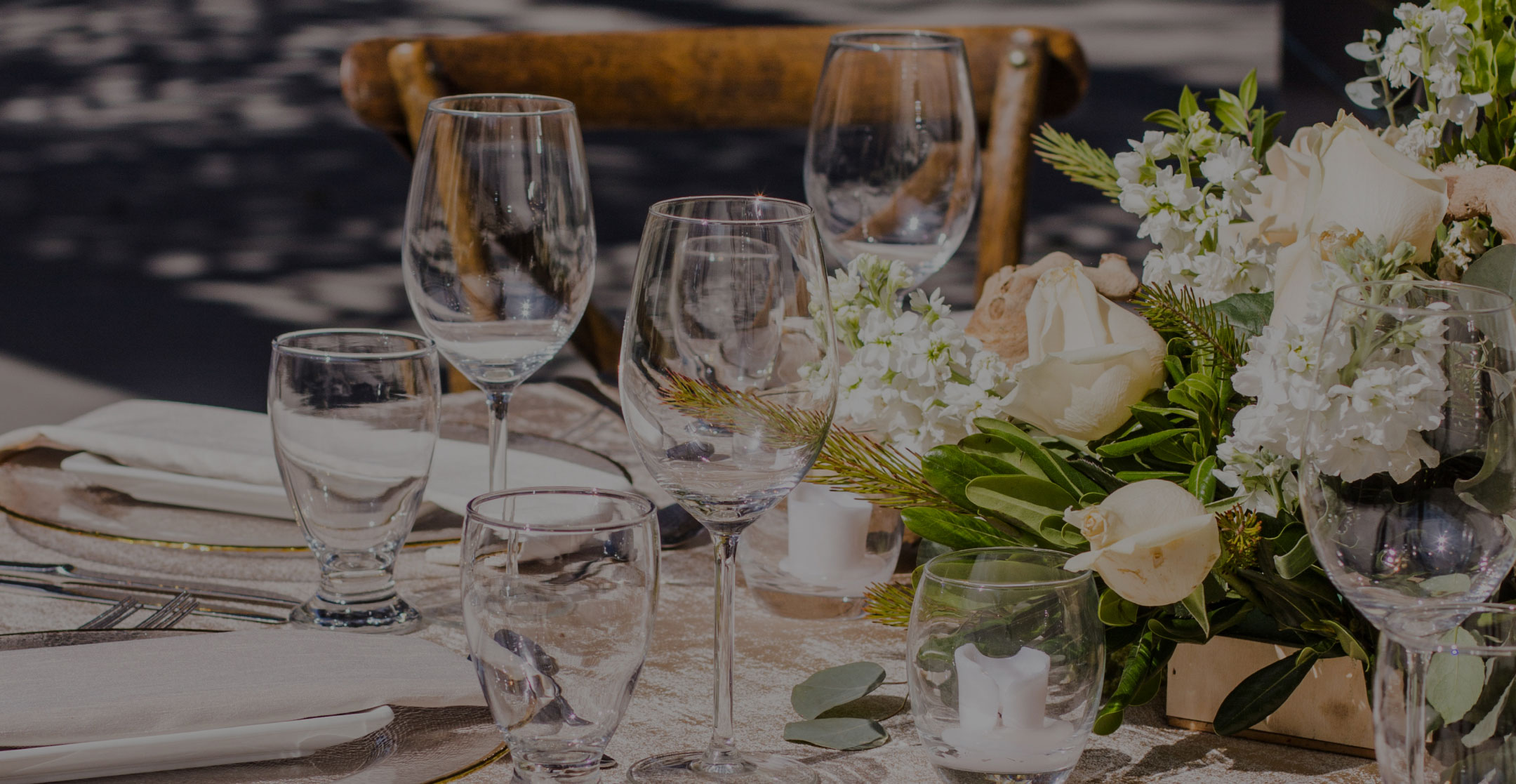 Decoración elegante para eventos corporativos